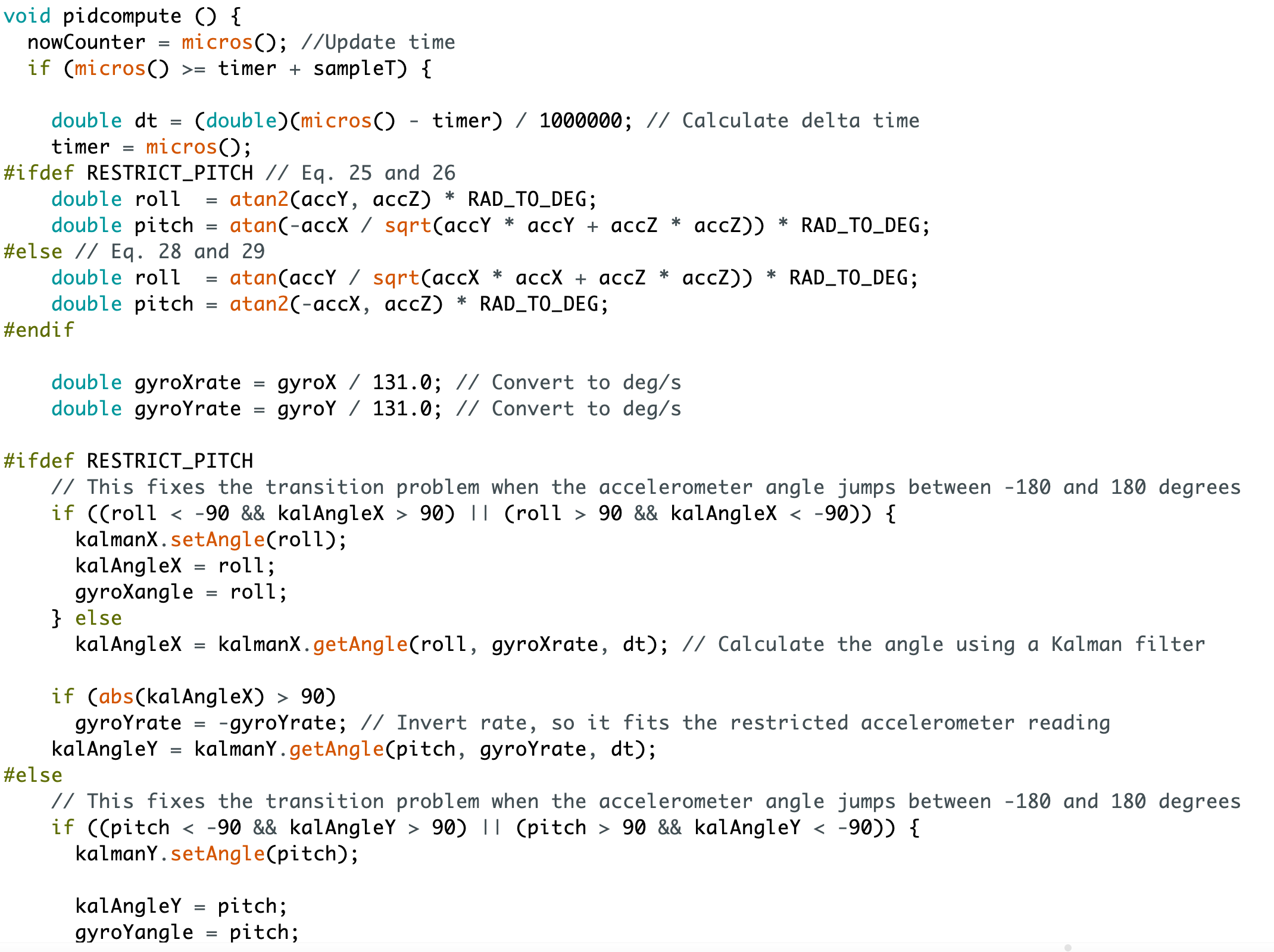 Over-filtering in code